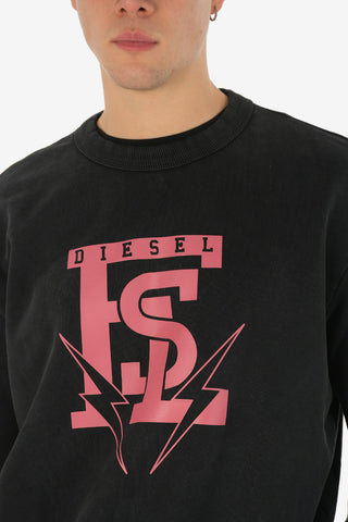 Logo-Print S-BAY-B5 Crew-Neck Sweatshirt