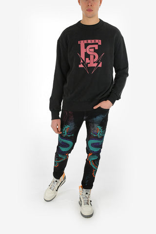Logo-Print S-BAY-B5 Crew-Neck Sweatshirt