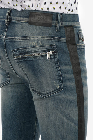 13cm Logo Side Band D-AMNY-SP Skinny Fit Jeans L32