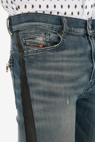 13cm Logo Side Band D-AMNY-SP Skinny Fit Jeans L32