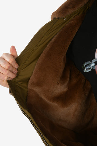 Faux Fur Inner W-SLOTKIN-A Jacket