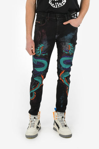 15cm Printed D-STRUKT-SY Jeans L30