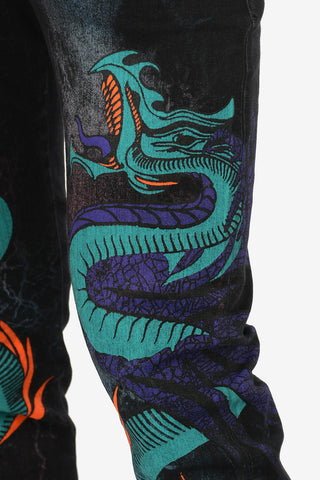 15cm Printed D-STRUKT-SY Jeans L30