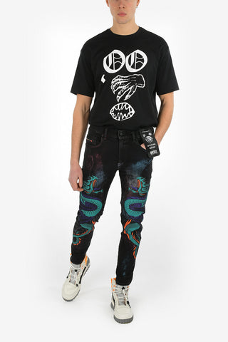 15cm Printed D-STRUKT-SY Jeans L30