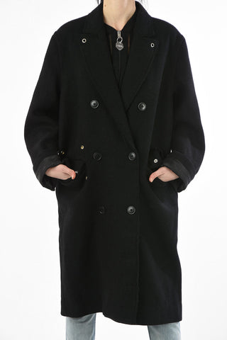 Wool W-MALIN double breasted Coat