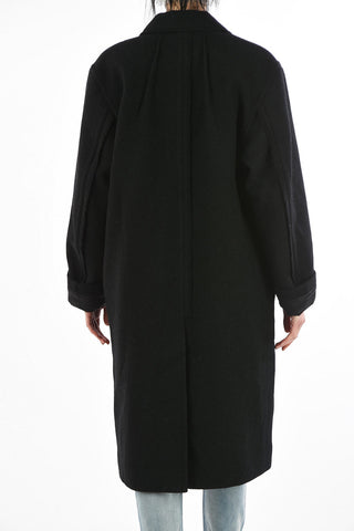 Wool W-MALIN double breasted Coat