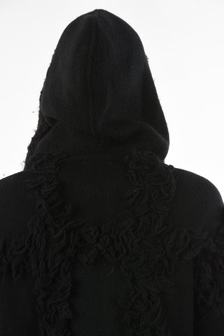 Knit Oversize M-LYNE Coat with Fringed