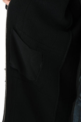 Knit Oversize M-LYNE Coat with Fringed