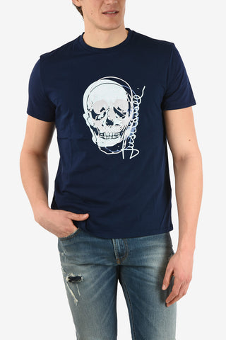 Skull Printed Crewneck T-shirt