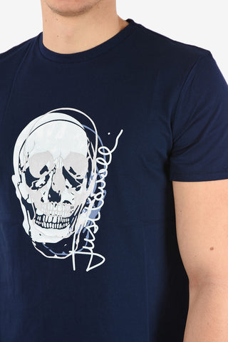 Skull Printed Crewneck T-shirt