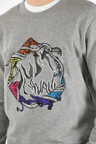 Embroidered Crewneck Sweatshirt