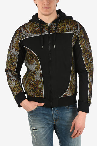 Animal Printed Full Zip Hoodie
