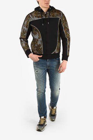 Animal Printed Full Zip Hoodie