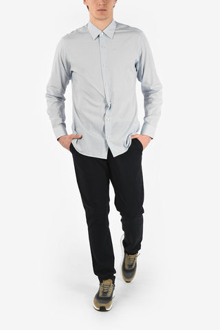 ZZEGNA Micro Patterned COTTON TENCEL Shirt