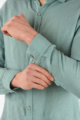 ZZEGNA Camicia SLIM FIT in Lino