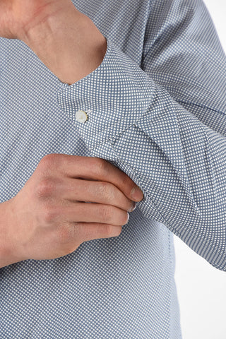 ZZEGNA Patterned WRINKLE FREE Slim Fit Shirt