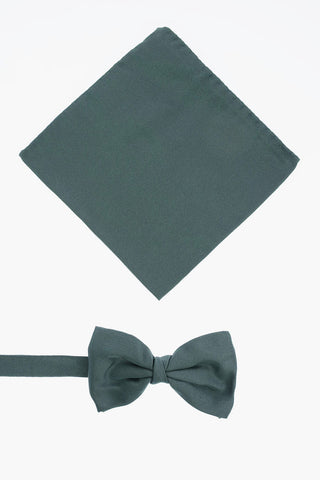 CC COLLECTION Silk Set Handkerchief and bow tie