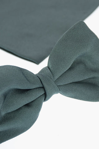 CC COLLECTION Silk Set Handkerchief and bow tie