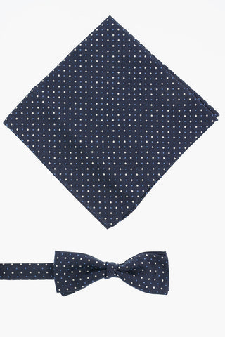 CC COLLECTION Set fazzoletto da tasca e Papillons a pois