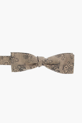 CC COLLECTION paisley silk bow tie