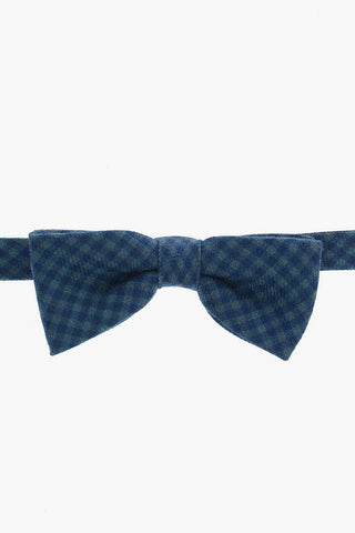CC COLLECTION Wool Tartan bow tie