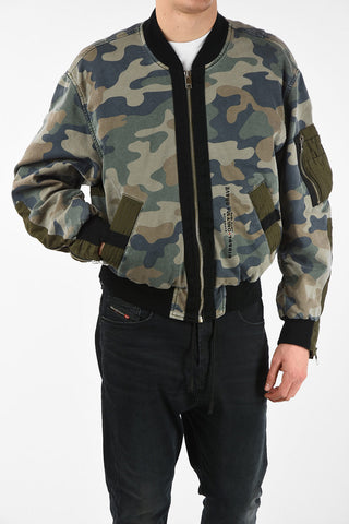 Zip Closure Camouflage D-AZLEY-NE Jacket