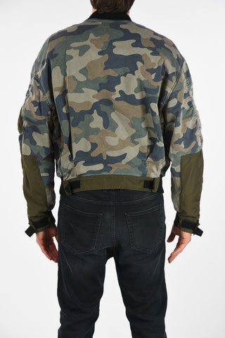 Zip Closure Camouflage D-AZLEY-NE Jacket