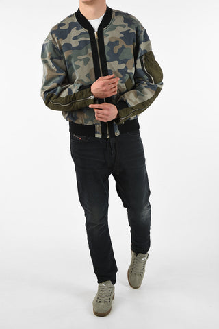 Zip Closure Camouflage D-AZLEY-NE Jacket