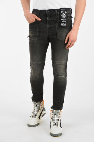 13cm Frayed Hem D-PHORMER Slim Fit Jeans L30