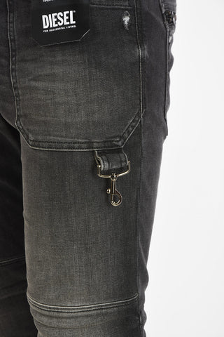 13cm Frayed Hem D-PHORMER Slim Fit Jeans L30