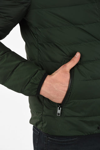 Full Zip W-HANKS-QUILT Down Jacket
