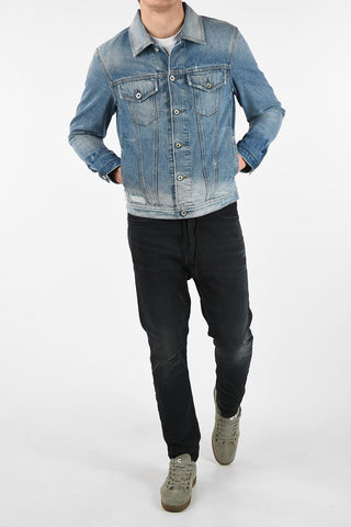 Stonewashed Denim NHILL Jacket with Distressed Details