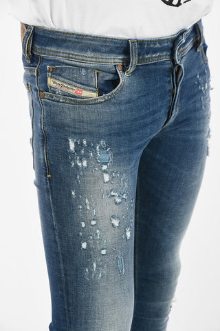 14cm Distressed TROXER Skinny Fit Jeans L32