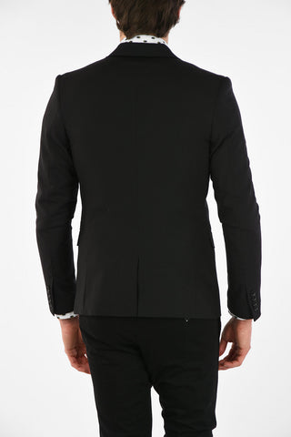 Center Split J-VEGAS 2 Button Blazer with Fringe