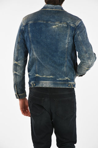 Giubbotto NHILL-TW in Denim Effetto Vintage