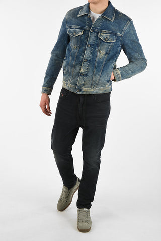 Giubbotto NHILL-TW in Denim Effetto Vintage