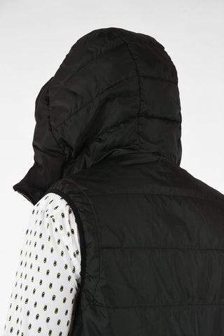Sleeveless W-SUN-SLESS-LUNI Puffer Jacket with Zip Closure