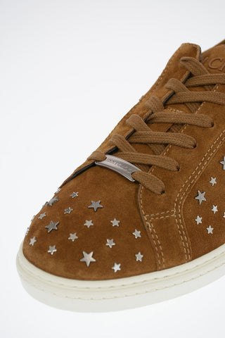 Soft Suede CASH Sneakers with Star Stud Applications 