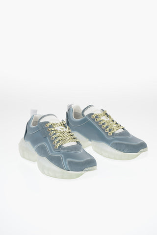 Injected Rubber Sole DIAMOND Suede Track Sneakers