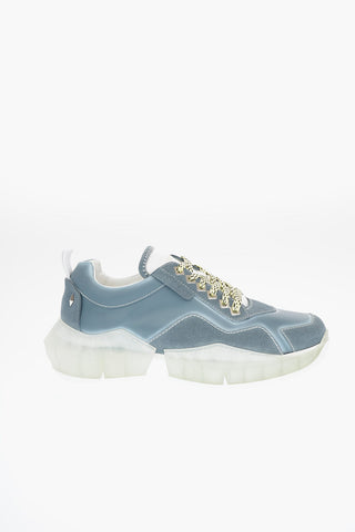 Injected Rubber Sole DIAMOND Suede Track Sneakers