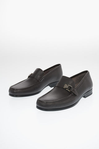Textured Leather ADAM Bit Loafers