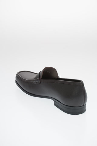 Textured Leather ADAM Bit Loafers