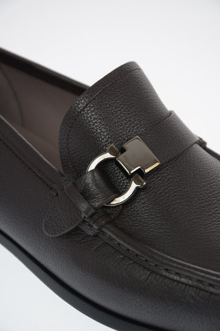 Textured Leather ADAM Bit Loafers