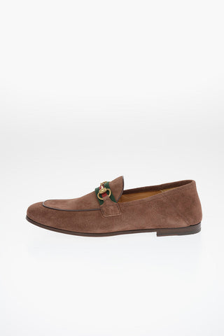 Suede WEB BRIXTON Bit Loafers  