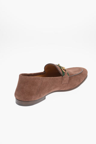 Suede WEB BRIXTON Bit Loafers  
