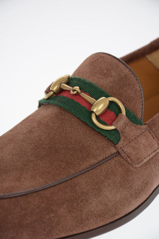 Suede WEB BRIXTON Bit Loafers  