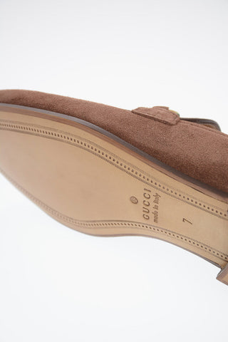 Suede WEB BRIXTON Bit Loafers  
