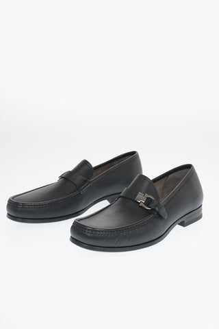 Textured Leather ADAM Bit Loafers