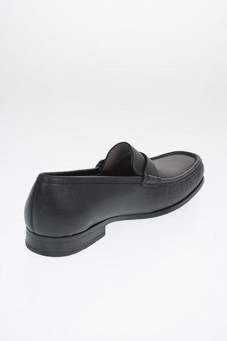 Textured Leather ADAM Bit Loafers