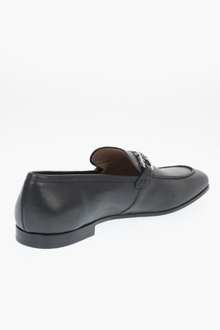 Leather SHEPARD 2 Loafers with Horsebit Detail